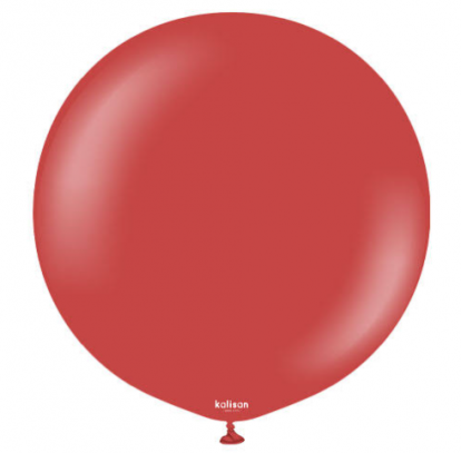 Lateksa balons "Kalisan Standard Deep Red" (60 cm)