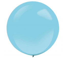Balons, gaiši zils - apaļš (61 cm)