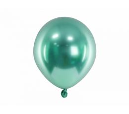 Balons, hromēts piparmētras (12 cm/Party Deco)