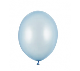 Balons, pērļu zils (12 cm/Party Deco)