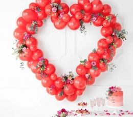 Balons, sarkans (30 cm) 1