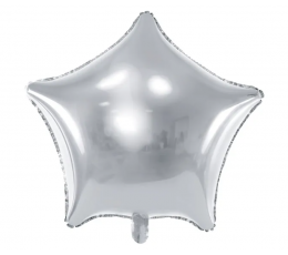 Folija balons "Sudraba zvaigzne" (48 cm)