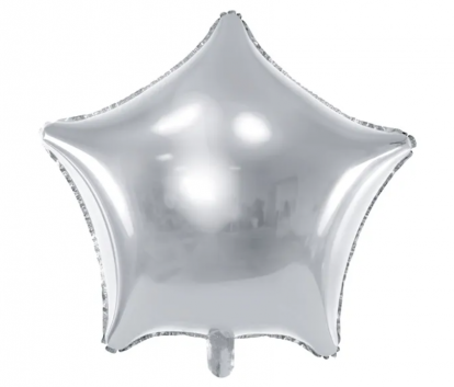 Folija balons "Sudraba zvaigzne" (48 cm)