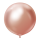 Hromēts balons, spogulis rozā zelts (60 cm/Kalisan)