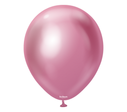 Hromēts balons, spoguļrozā (30 cm/Kalisan)