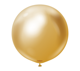 Hromēts balons, spoguļzelts (1 m/Kalisan)