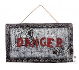 Interaktīva dekorācija-zīme "Danger" (47 cm)