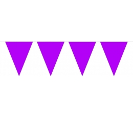 Plastmasas karodziņu virtene, violeta (10 m)