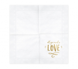 Salvetes "All you need is love" (20 gab.) 1 Salvetes "All you need is love" (20 gab.) 1