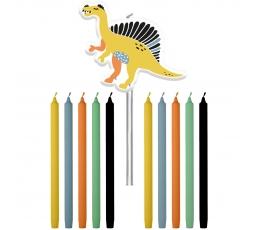 Sveču komplekts "Dinozaurs" (11 gab.)