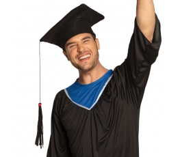 Universitātes absolventa cepure ar garu pušķi